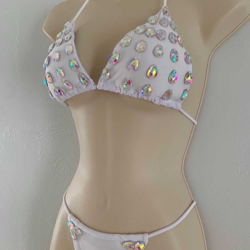 SEXY BIKINI 2 PIECES - CRYSTAL RHINESTONES
